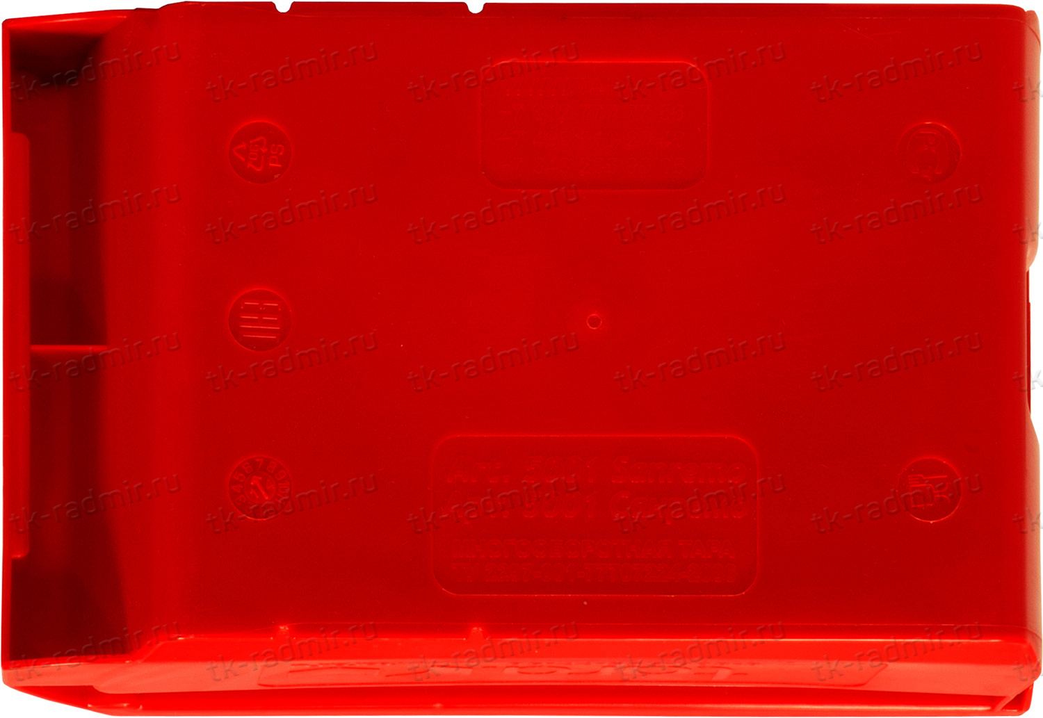 Ящик Sanremo 170х105х75 PP, черный антистатичный