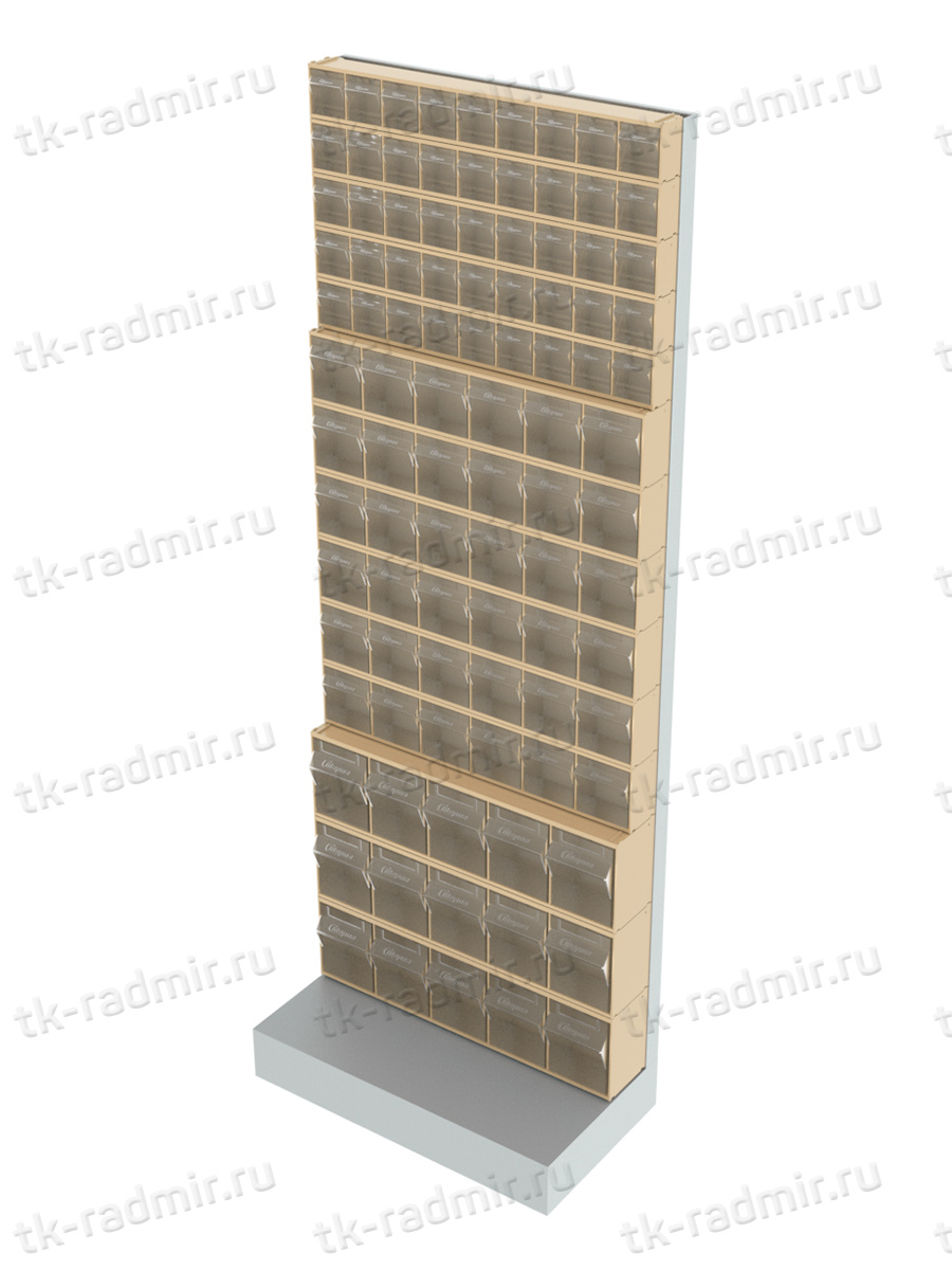 Стойка бежевая напольная Стелла-техник 404-05-06-03-B  (610х325х1650) купить