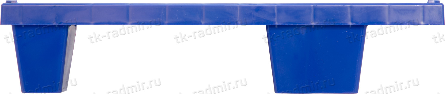 Паллет 600х400х130 (перфорированный на ножках) синий