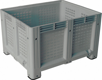 Big Box 1200x1000x580 мм перфорированный на ножках серый