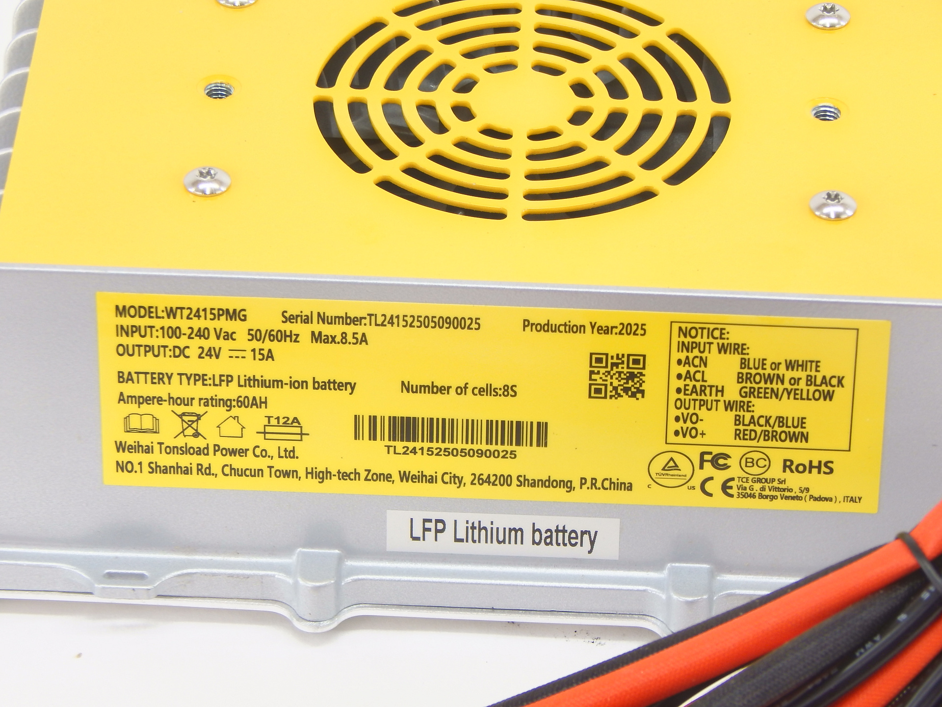 Зарядное устройство для штабелёров WS15H/WS15H SC PRO Li-ion 24V/15A купить