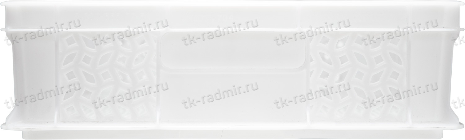 Ящик 600х400х120 перфорированный, без ручек  синий