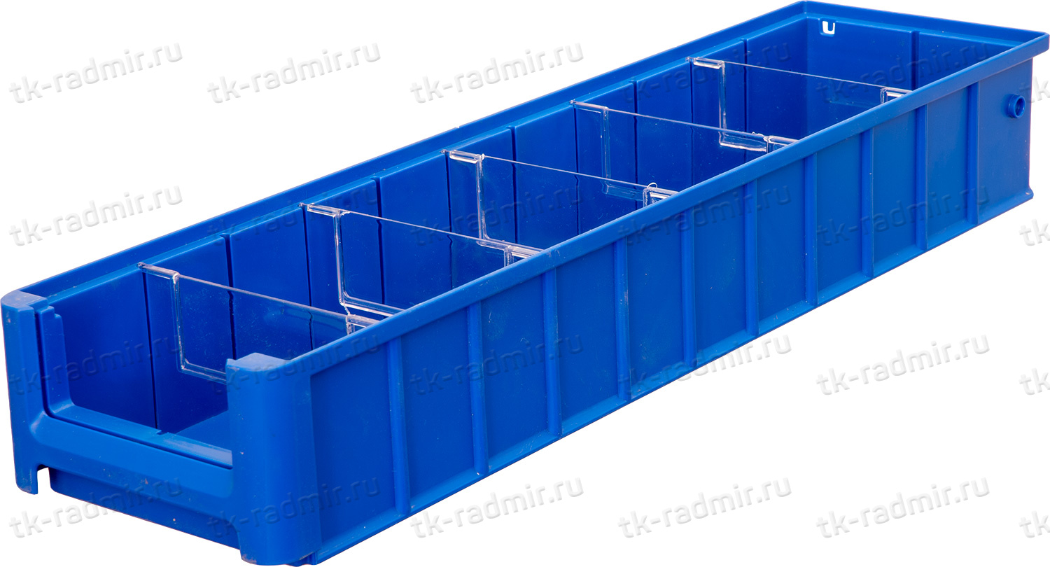 Контейнер полочный 600x155x90 синий