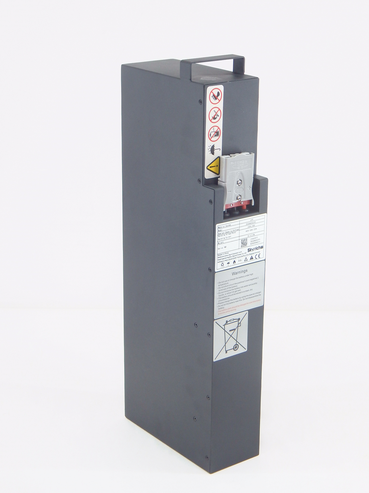 Аккумулятор литий-ионный (Li-ion) 48В/20Ач 500х85х195 для тележек CBD20W-II купить