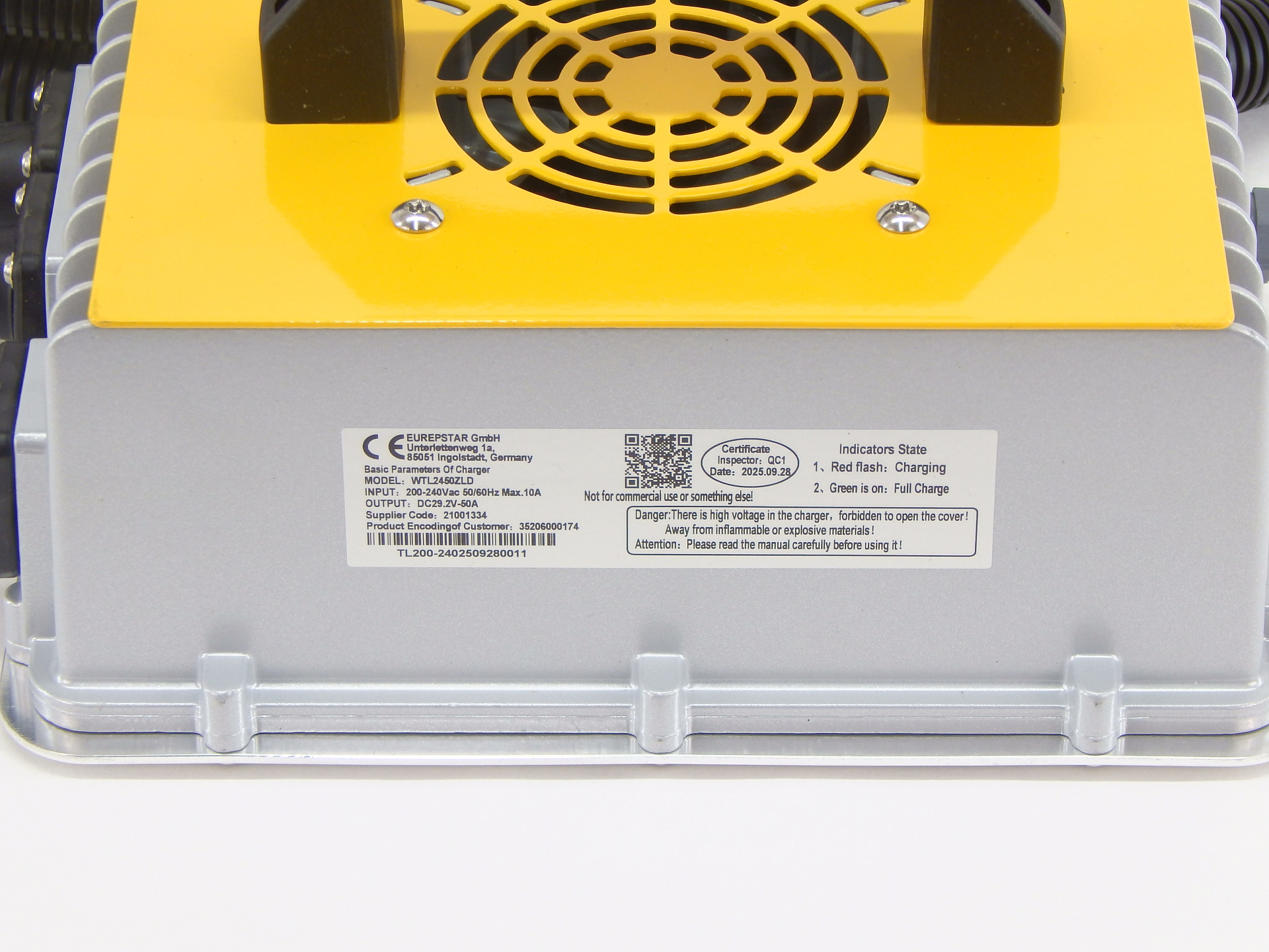 Зарядное устройство для тележек CBD20R-II Li-ion 24V/50A (Charger 35206000174) купить