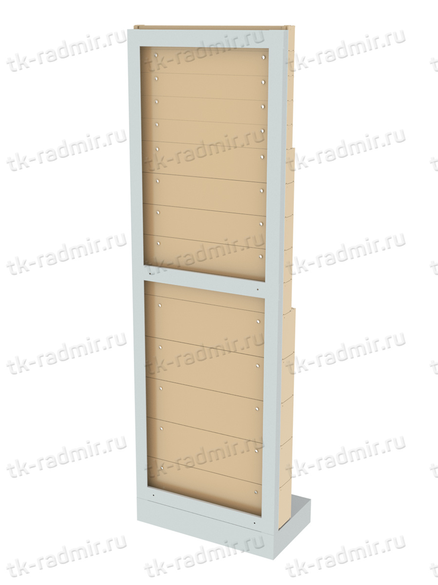 Стойка бежевая напольная Стелла-техник 405-05-05-05-B (610х325х1850) купить