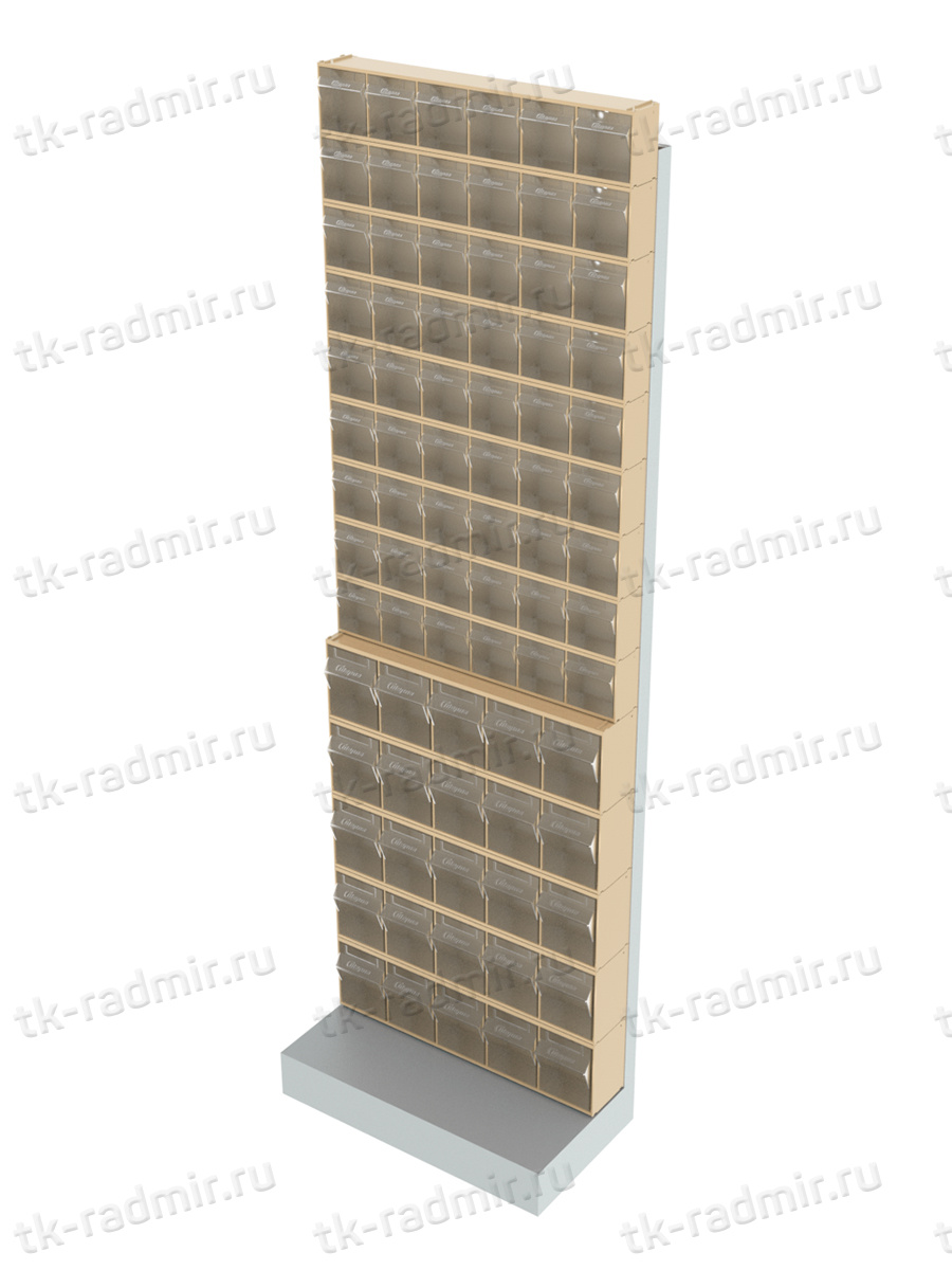 Стойка бежевая напольная Стелла-техник 405-00-09-05-B (610х325х1850) купить