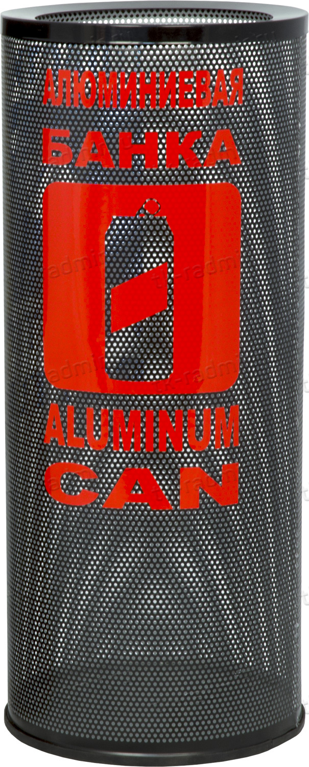Наклейка "Алюминиевая банка" красная