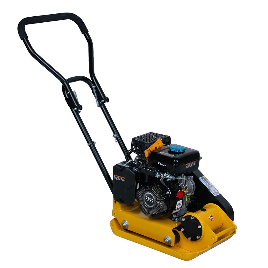 Виброплита 45 кг, 8,5кН (Loncin) без бака, коврик, колесный комплект TOR T-50 купить