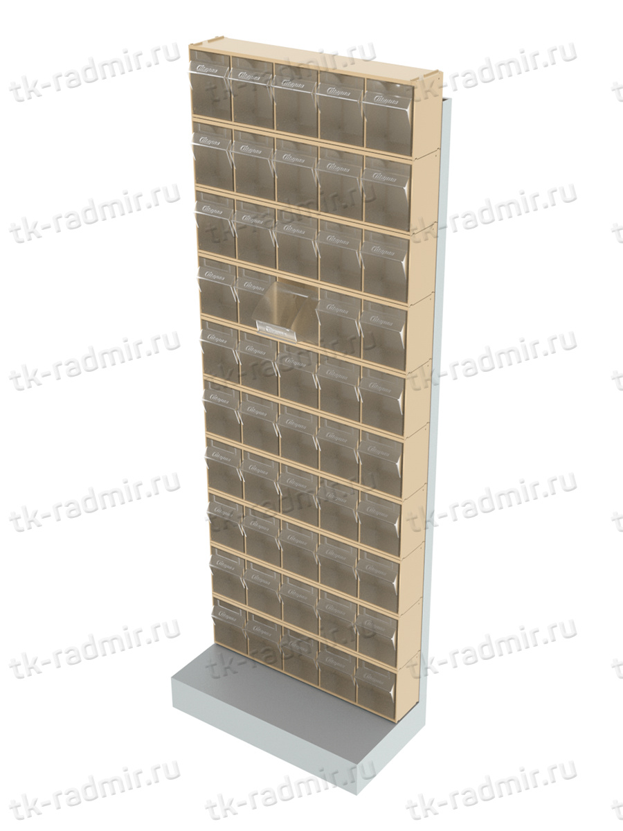 Стойка бежевая напольная Стелла-техник 404-00-00-10-B (610х325х1650) купить