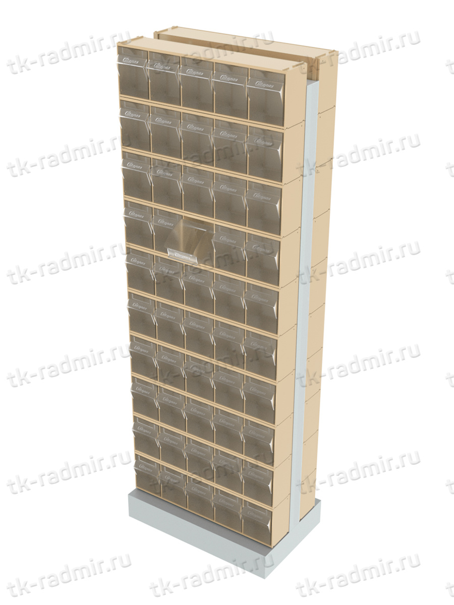 Стойка бежевая двусторонняя напольная Стелла-техник 406-00-00-10-B (600х380х1650) купить