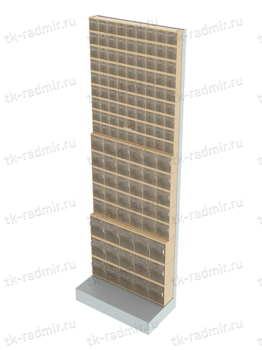 Стойка бежевая напольная Стелла-техник 405-09-05-03-B  (610х325х1850) купить