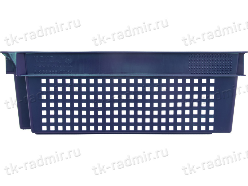 Ящик 600х400х200 1,4кг.  синий