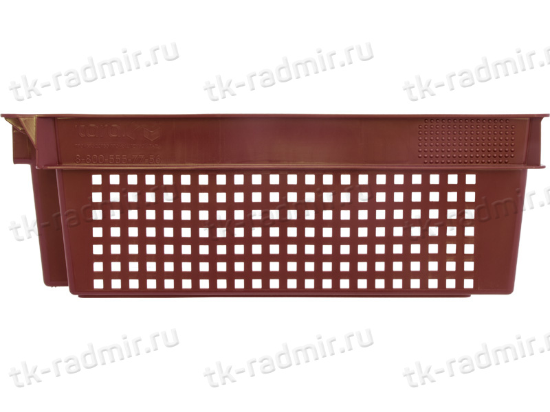 Ящик 600х400х200 1,4кг.  красный