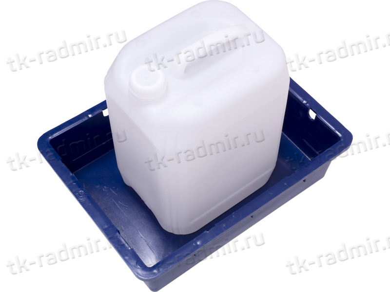 Паллет для отходов 532х400х141 мм (22 л) синий
