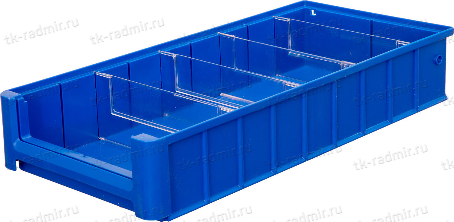 Контейнер полочный 500x234x90 синий