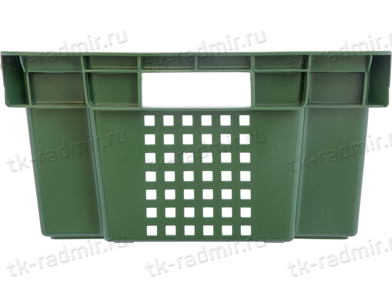 Ящик 600х400х200 1,4кг.  зелёный