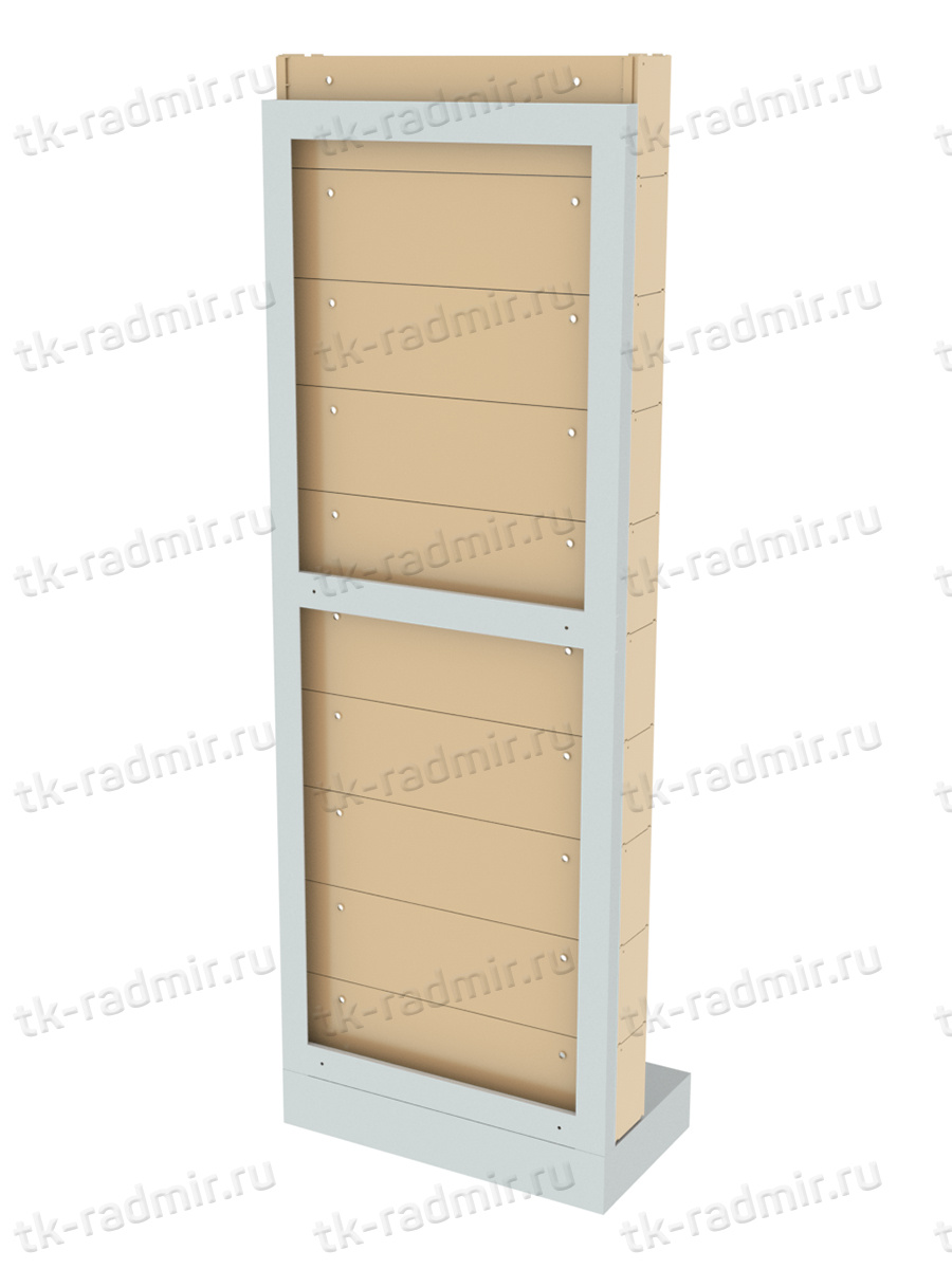 Стойка бежевая напольная Стелла-техник 404-00-00-10-B (610х325х1650) купить
