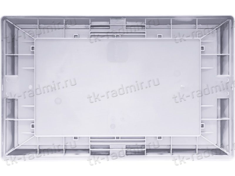 Крышка п/п 500х310х42 мм сплошная серая купить