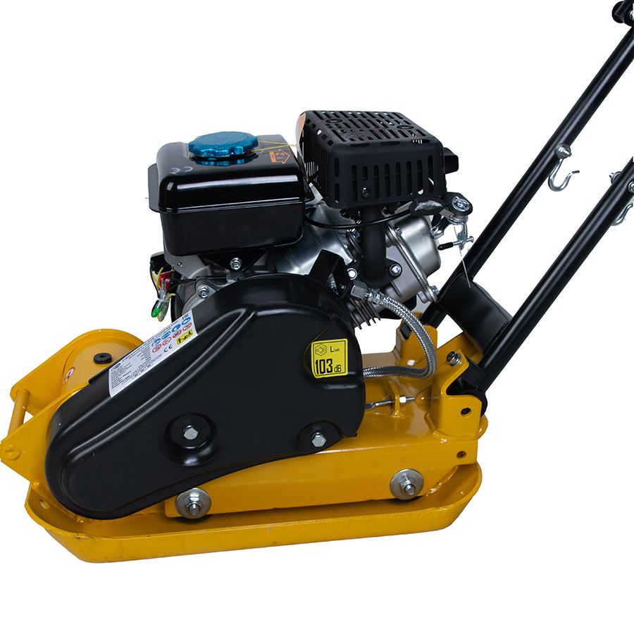 Виброплита 45 кг, 8,5кН (Loncin) без бака, коврик, колесный комплект TOR T-50 купить