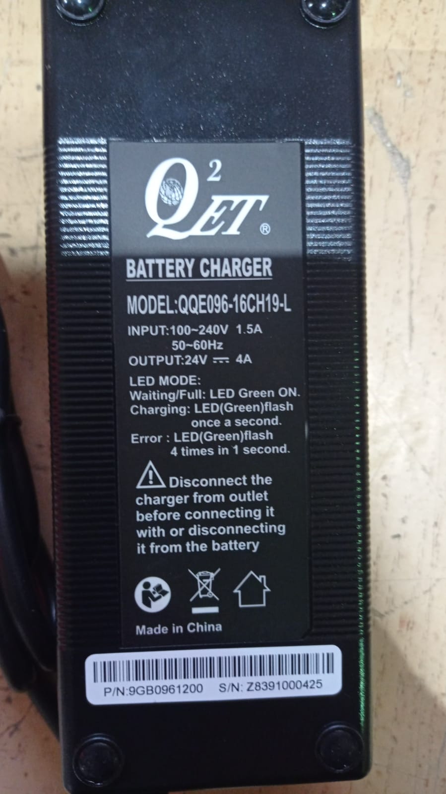 Зарядное устройство для тележек PPT15-2 24V/4А РОССИЯ (Charger) купить