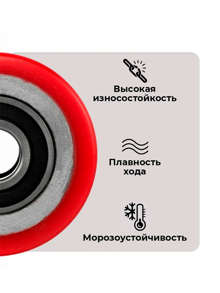 Колесо полиуретан 70х60 мм с подшипником для тележек гидравлических DB/BFC/DF-III купить